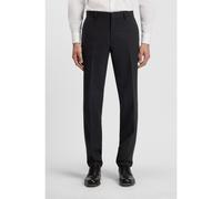 BOSS Regular-fit trousers in stretch wool - Style H-Lenon-MM-224, 50480544 Dark Grey 30R