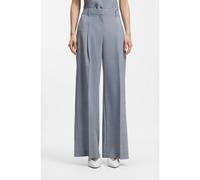 BOSS Regular-fit trousers in virgin wool - Style Tiana4, 50554965 Light Blue 14