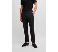 BOSS Regular-fit trousers in water-repellent stretch fabric - Style T_Commuter-Reg, 50495487 Black 46R