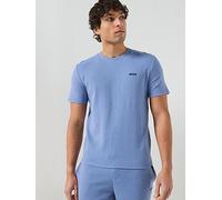 BOSS Regular Fit Waffle Loungewear T-Shirt, Blue, Size L, Men Blue