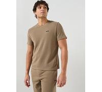 BOSS Regular Fit Waffle Loungewear T-Shirt, Brown, Size L, Men Brown