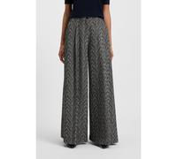 BOSS Regular-fit wide-leg trousers in herringbone tweed - Style Tetosa2, 50548286 Grey Patterned 14