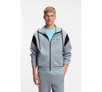 BOSS Regular-fit zip-up sweatshirt in spacer piqué - Style SW_Union Saggy, 50563287 Grey S