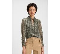 BOSS Relaxed-fit blouse in printed seersucker - Style C_BERODEO, 50544052 Patterned 8