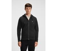 BOSS Relaxed-fit cotton-blend hoodie with Double B monogram - Style Saggy Future, 50545581 Black L