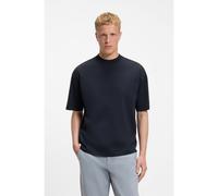 BOSS Relaxed-fit cotton T-shirt with embroidered logo - Style Te_Tile, 50565012 Dark Blue L