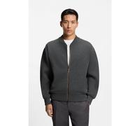 BOSS Relaxed-fit jacket in virgin wool - Style L-Udris, 50555203 Dark Grey XXL