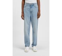 BOSS Relaxed-fit jeans in blue marble-effect denim - Style C_RUTH HR 5.0, 50530671 Blue 30/32