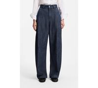 BOSS Relaxed-fit jeans in textured open-weave denim - Style SEASONAL BARREL, 50564373 Dark Blue 28/32