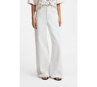 BOSS Relaxed-fit jeans in white rigid denim - Style C_SLOUCHY MR 2.0, 50558723 Natural 30/32