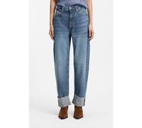 BOSS Relaxed-fit jeans with balloon leg - Style C_BALLOON HR FUP, 50552349 Light Blue 27/28