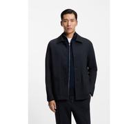 BOSS Relaxed-fit overshirt in performance-stretch fabric - Style P-Carper-J-WG-PK261F, 50554150 Dark Blue 36R