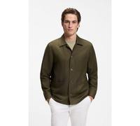 BOSS Relaxed-fit overshirt in solid twill - Style H-CAI-K-3P-262, 50567292 Light Green S