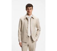 BOSS Relaxed-fit overshirt in three-layer fabric - Style L-Corvin-263, 50566401 Light Beige 40R