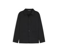 BOSS Relaxed-fit overshirt in virgin-wool serge - Style H-Carper-2PP-253, 50545907 Black 42R