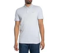 BOSS Relaxed Fit Oxford Piqué Polo Shirt, Light Pastel Grey, Short Sleeve (UK, Alpha, XXL, Regular, Regular, Light Pastel Grey)