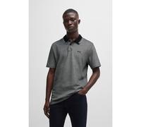 BOSS Relaxed-fit polo shirt in Oxford-piqué cotton - Style PeoxfordNew, 50507814 Dark Grey S