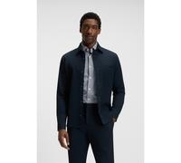 BOSS Relaxed-fit shirt in performance-stretch twill - Style P-LEO-kent-1P-C1-25, 50545325 Dark Blue XL