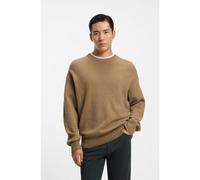 BOSS Relaxed-fit sweater in virgin wool - Style C-Hercole, 50550001 Beige XL