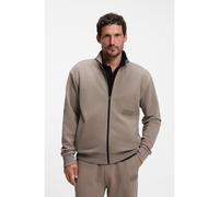 BOSS Relaxed-fit sweatshirt in premium French Terry - Style SW_Collar Full Zip, 50564104 Light Brown L