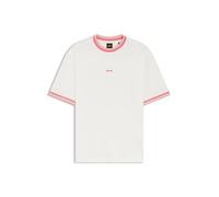 BOSS Relaxed-fit T-Shirt Aus Baumwolle Mit Streifen-Dessin