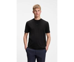BOSS Relaxed-fit T-shirt in a stretch-cotton blend - Style TS_Urban Tech, 50564108 Black M
