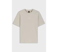 Boss Relaxed-fit T-shirt with a Layered Logo Print - Light Grey