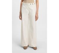 BOSS Relaxed-fit trousers in cotton canvas - Style Tiana8, 50543286 White 12