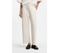 BOSS Relaxed-fit trousers in double-layer scuba jersey - Style Elabse, 50567071 Natural XS