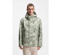 BOSS Relaxed-fit water-repellent jacket in printed ripstop fabric - Style Ocombo, 50556209 Light Green 40R