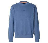 BOSS Relaxed Fit WeSmallcrew Sweatshirt Open Blue - XL