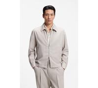 Boss Mens Boss Collared Relaxed-Fit Wool Jacket 271 38