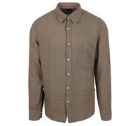Boss Relegant 6 Linen Long Sleeve Shirt - Open Beige - XX-Large