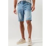 BOSS ReMaine Bo Regular Fit Denim Shorts, Light Wash, Size 30, Men Light Wash