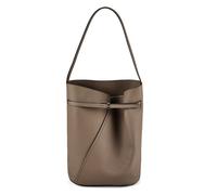 Boss Revers Bucket bag Genuine Leather 25 cm gray