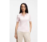 BOSS Rib-knit polo in breathable fabric - Style Feskus, 50563150 light pink M