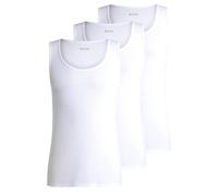 BOSS Bodywear 3-Pack Ribbed Cotton-Jersey Tank Tops - S