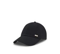 BOSS Ribbed Corduroy Cap with Adjustable Buckle - Style Ari-Rib, 50566240 Black pcs.