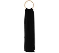 BOSS ribbed-knit scarf - Black One Size