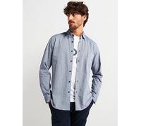BOSS Rickert Button Down Regular Fit Logo Shirt, Navy, Size L, Men Navy