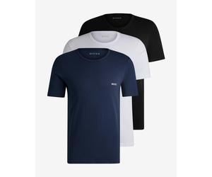 BOSS RN Classic T-shirt short sleeve navy blue white black (3 pairs) - M
