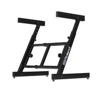 BOSS Roland KS-11Z Keyboard Stand | Heavy-Duty Z-Stand with Wide Adjustment Range for 88-Note Stage Pianos & Other Keyboards | Foldable Padded Support Arms | Easy Transport & Storage