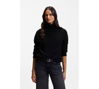 BOSS Rollneck sweater in a bouclé virgin-wool blend - Style Fubrini, 50571219 Black S