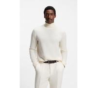 BOSS Rollneck sweater in cashmere - Style H-Emio, 50546681 White M