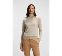 BOSS Rollneck sweater in merino wool - Style Frizani, 50548298 Light Beige L