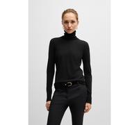 BOSS Rollneck sweater in virgin wool - Style Fasecta, 50493846 Black S