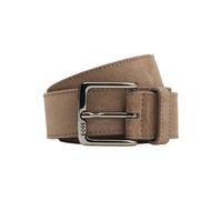 Boss Ronnie Suede Belt - Taupy Beige - 90