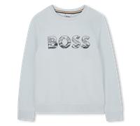 Boss - Round Neck Sweatshirt - Pale Blue - Boy - 4 Years