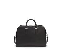 BOSS Runway holdall in leather with embossed logo - Style Madison-B1_ST_SNBN, 50577975 Black pcs.