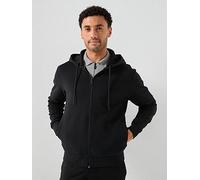 BOSS Saggy Full Zip Through Hoodie, Black, Size S, Men Black